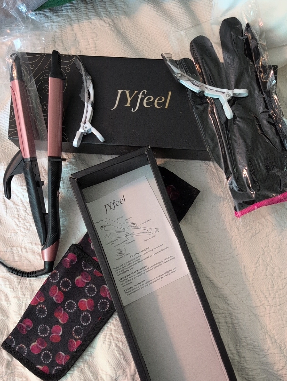 Rose Gold Ceramic 2-1 Hair Travel Flat Iron